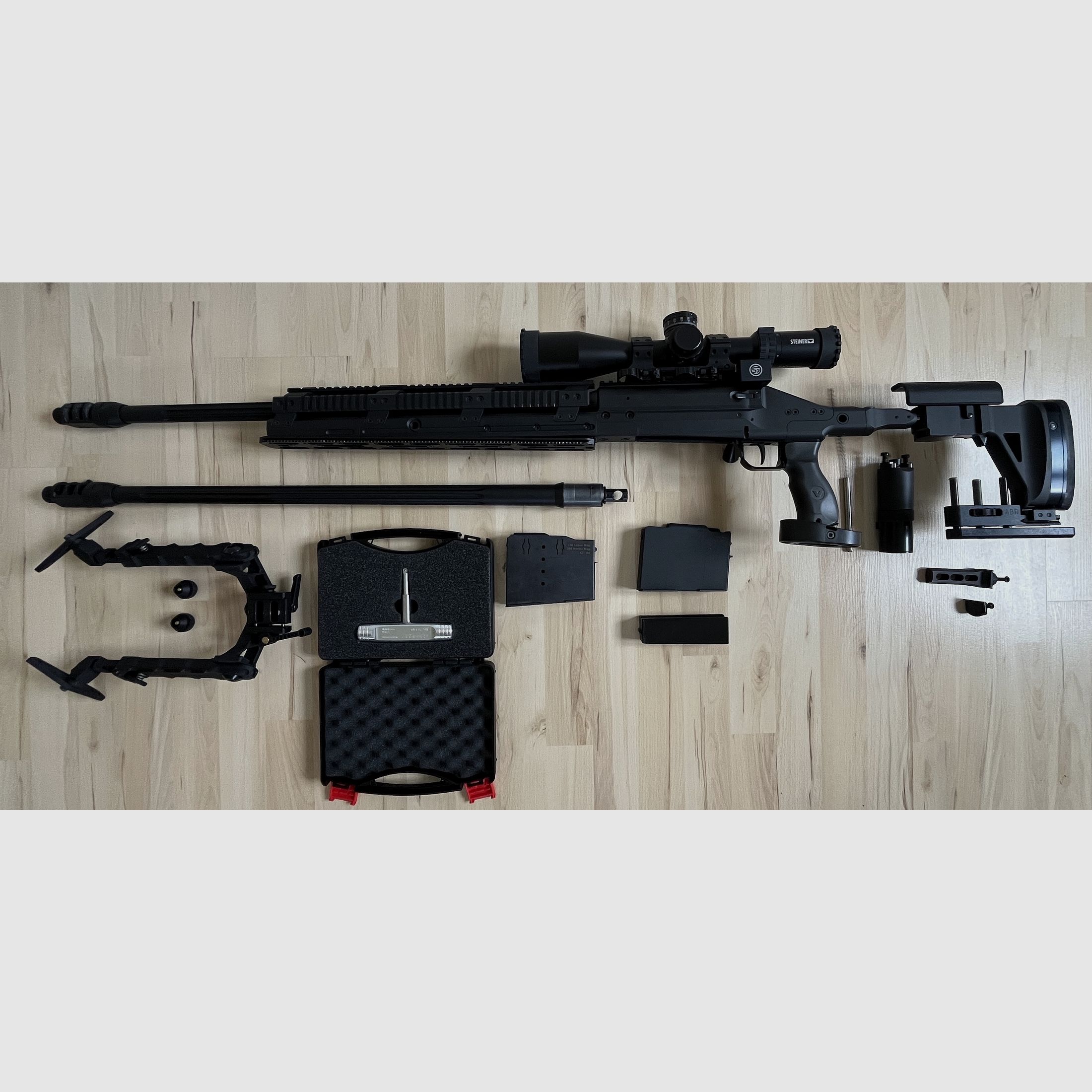 Voere X3 Gen.2 .338LM + .308Win incluso Steiner M7Xi e molti accessori / Top pacchetto Long Range
