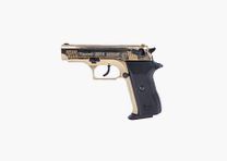 Record Mod. 2015 Pistola de Fogueo 9 mm P.A.K. dorado