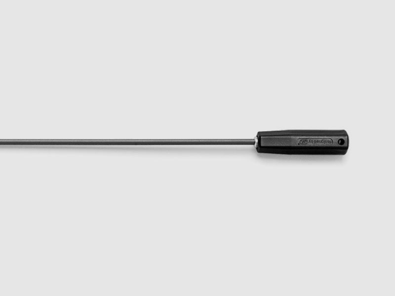 Eyselein Carbon Putzstock für Langwaffen Stock 5 mm ø: ab Kal 5,6 mm/.22/.243 oder ähnliche