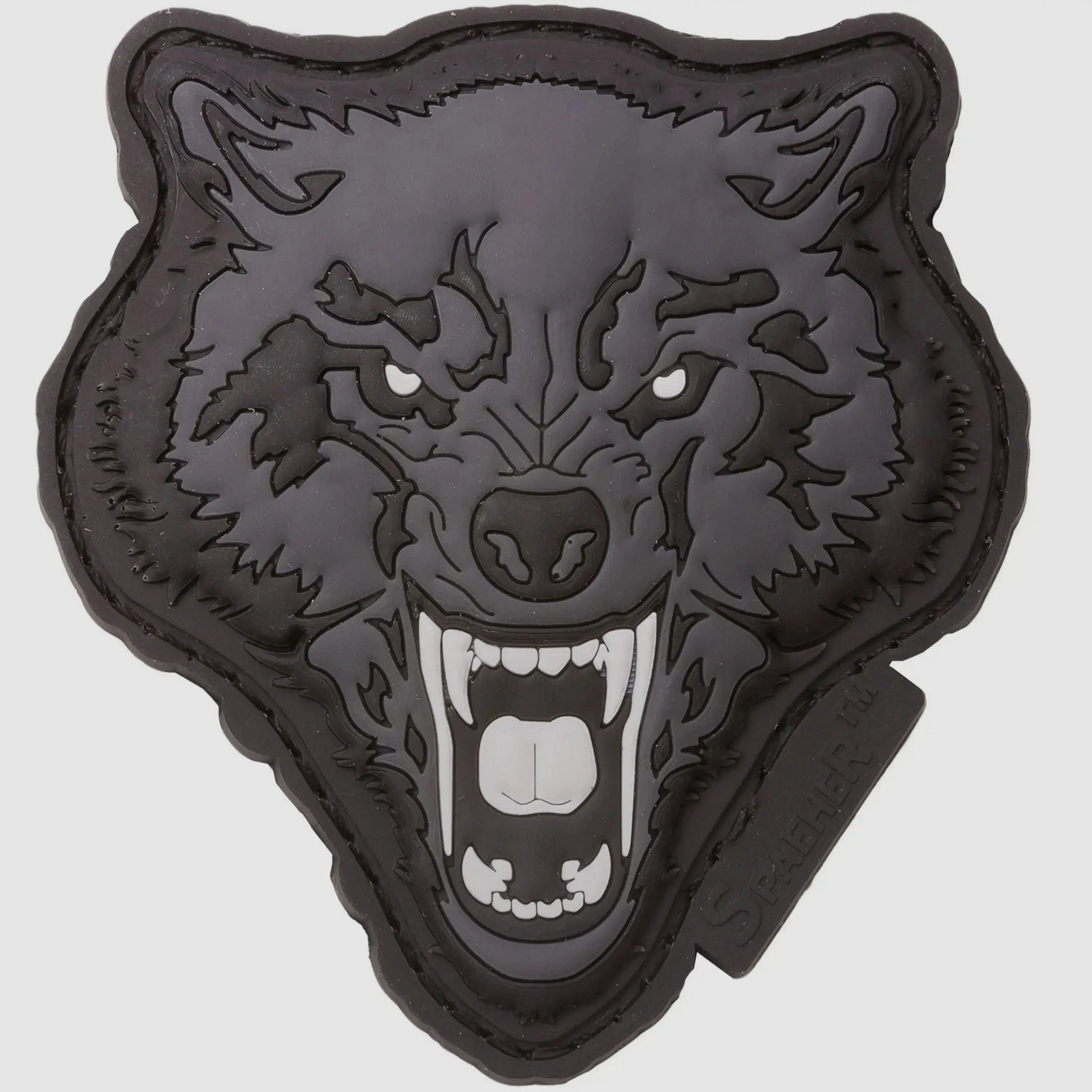 Jackets To Go 3D Patch Angry Wolf Head