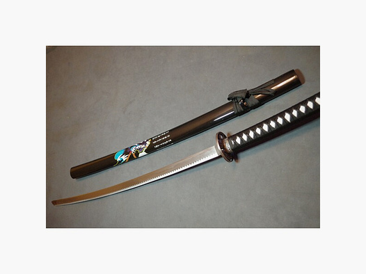Schwert Katana mit Scheide und toller Verzierung auf der Scheide