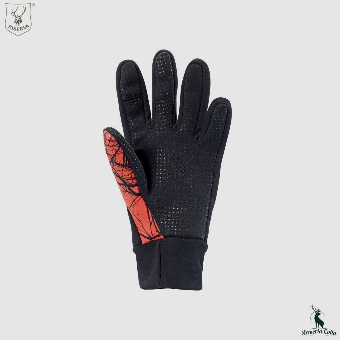 Reservierte Winterhandschuhe Camouflage Orange, Bild 3 von 3