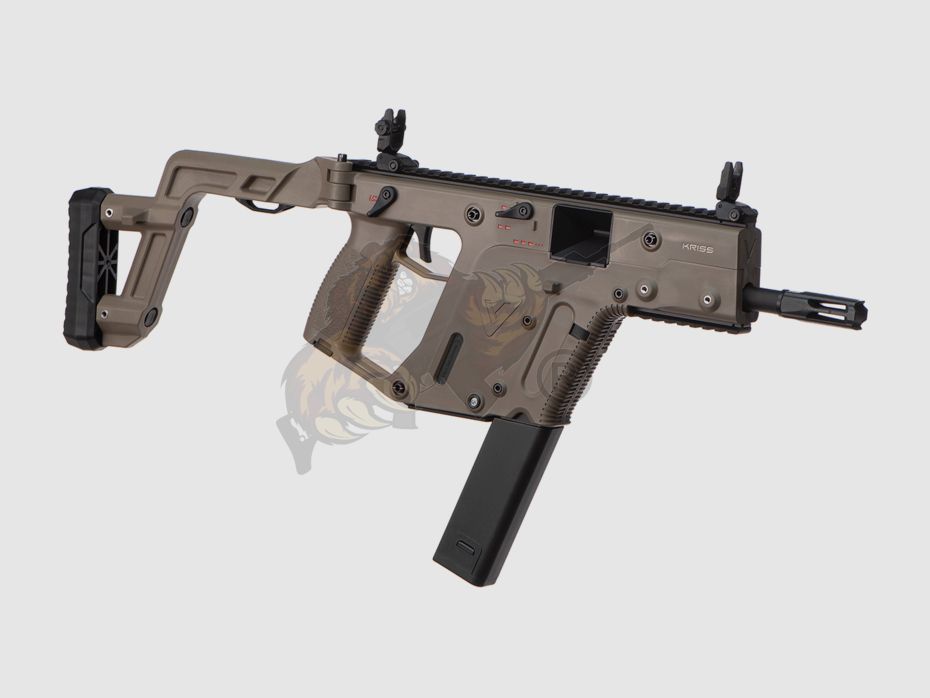 Kriss Vector Airsoft in Dark Earth - max. 0,5 Joule (Krytac)