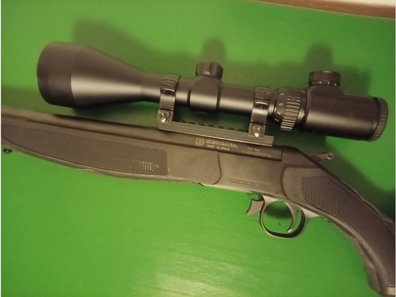 Compleet pakket: Bergara Scout (.222 Rem) + Bushnell 2-10x56 + Jaki demper – Direct inzetbaar