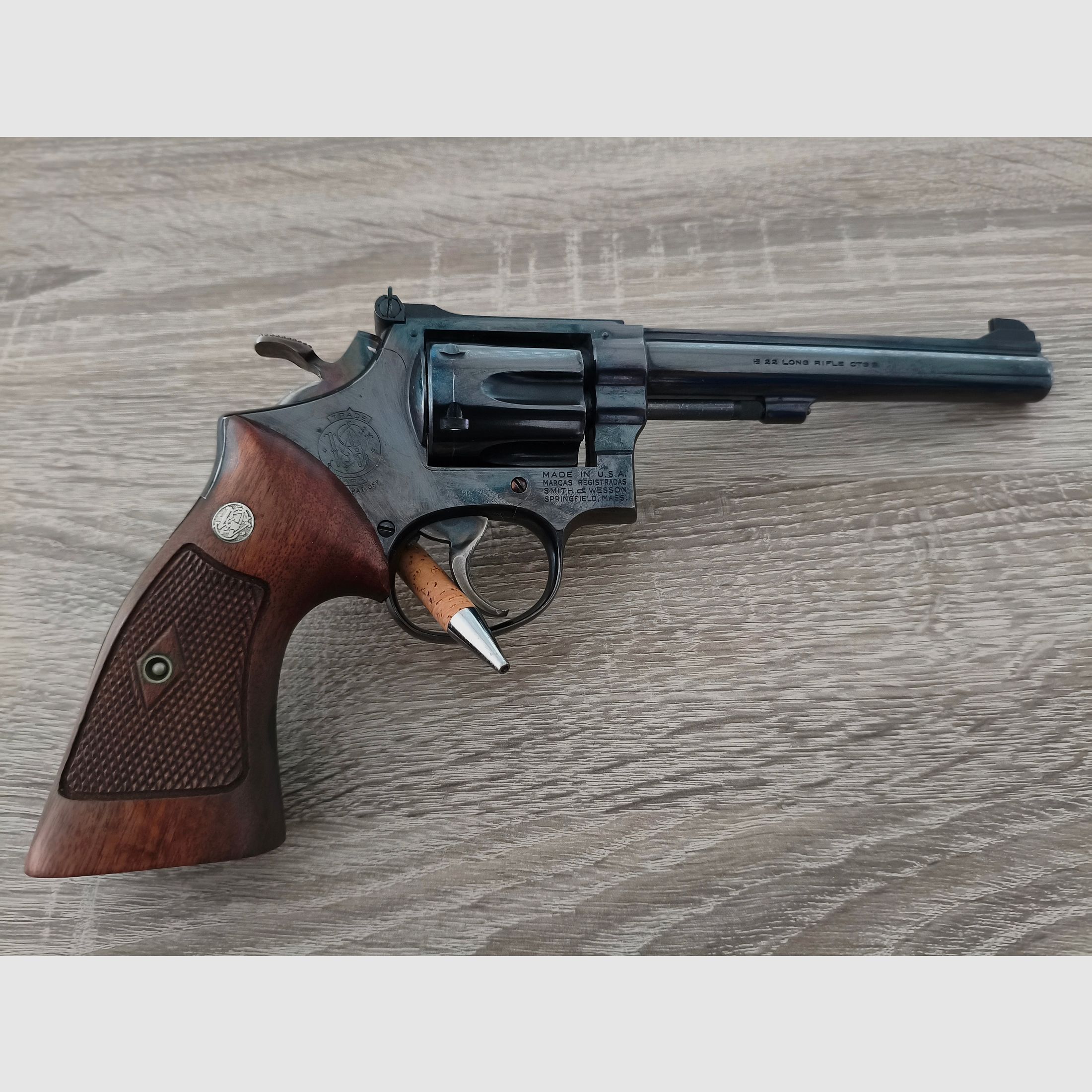 Smith & Wesson 17-2 K22 .22 lfb Masterpiece Diamond Grip 
