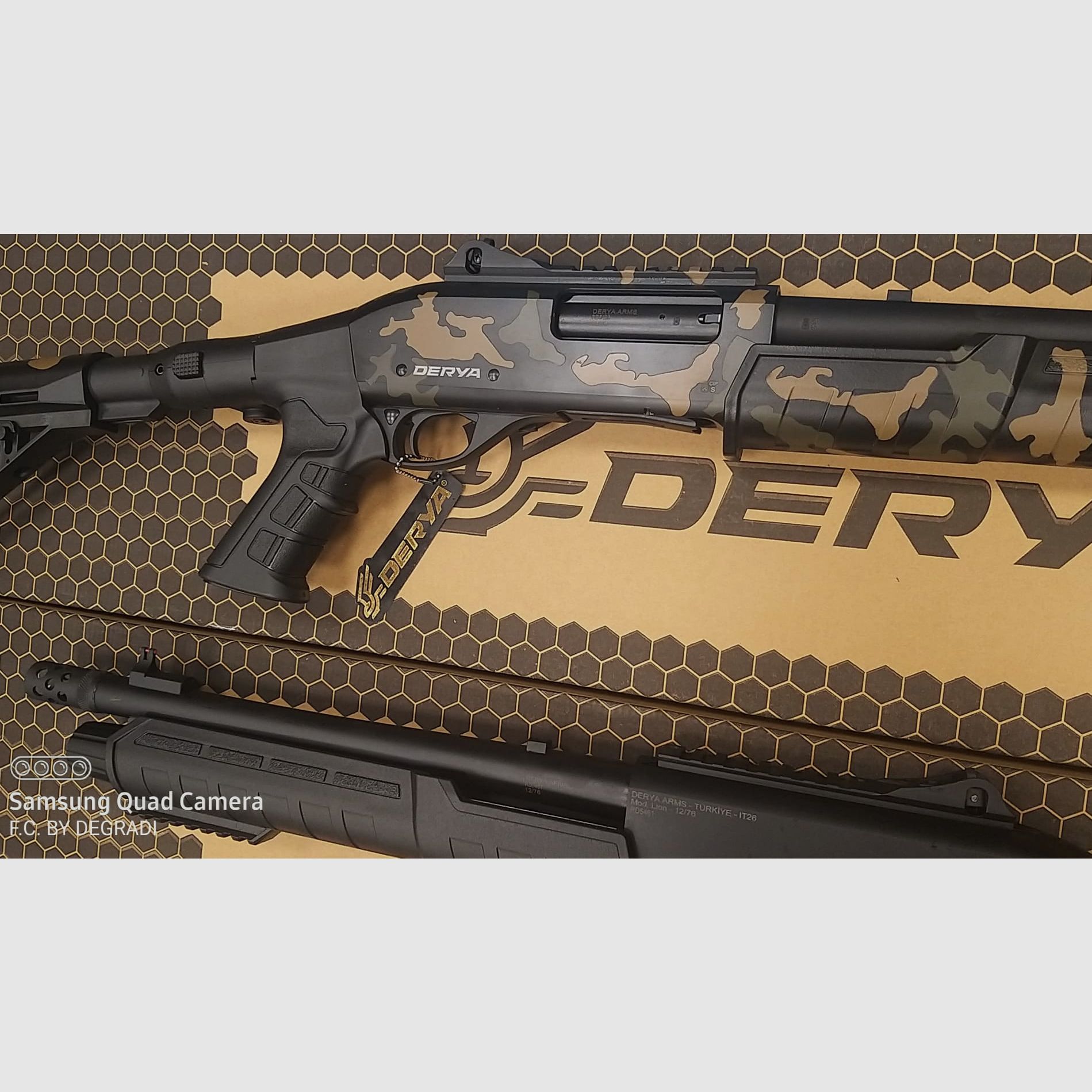 DERYA LION SPX SHOTGUN FUCILI A POMPA CAL.12/76, immagine 3 di 4