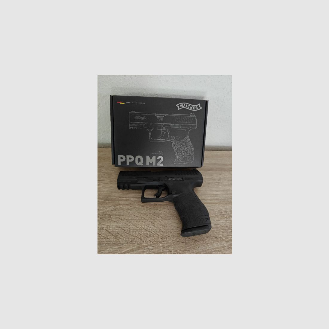 Walther PPQ M2 CO2-Luftpistole Blowback Kal. 4,5mm Diabolo Metallschlitten schwarz