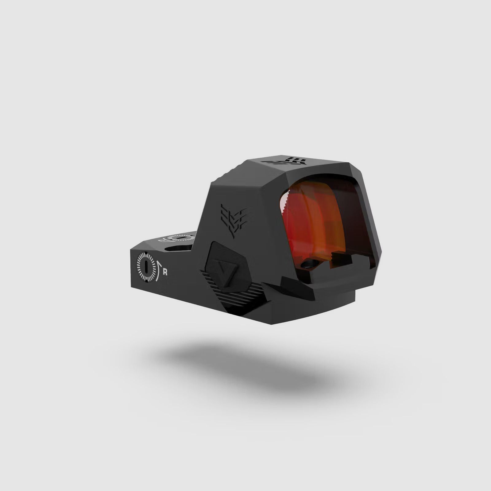Swampfox Sentinel II 1x20 RMSc Micro-Reflexvisier - 3 MOA Dot, grün, Blackout Rear Sight Guide