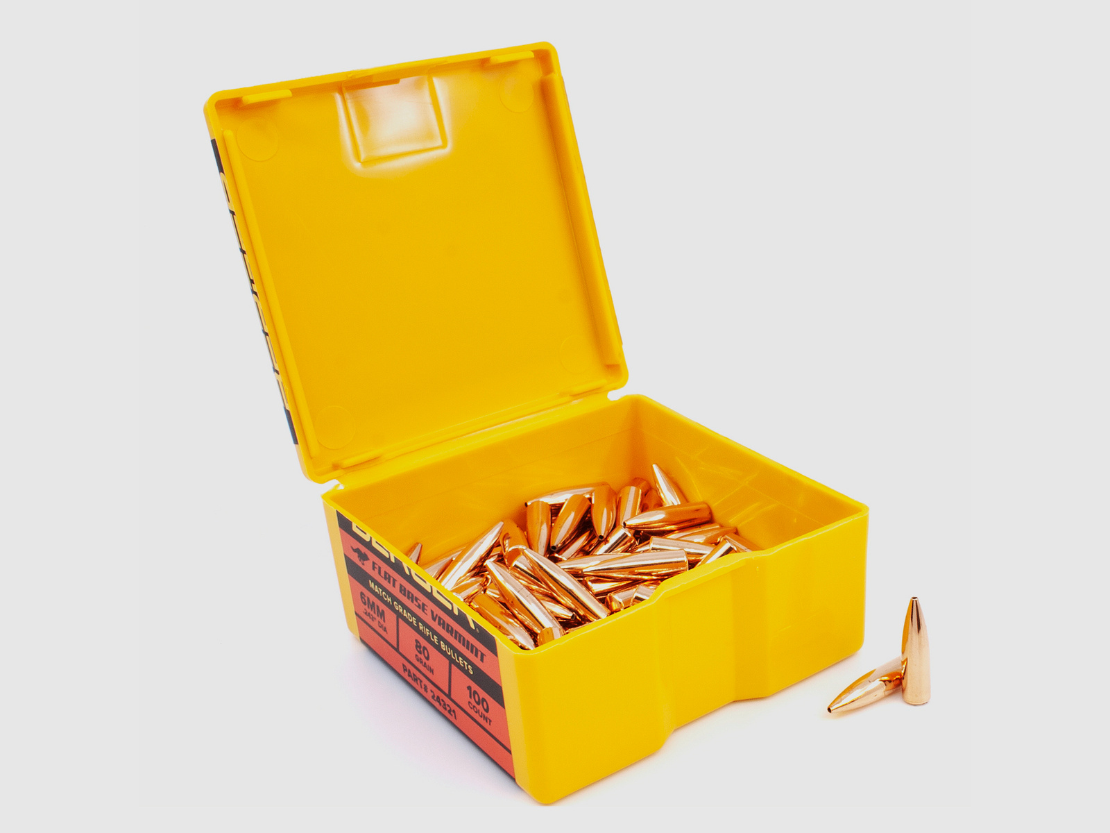 Proiettile Berger 6mm/.243 FB Varmint 80GR 100 pezzi