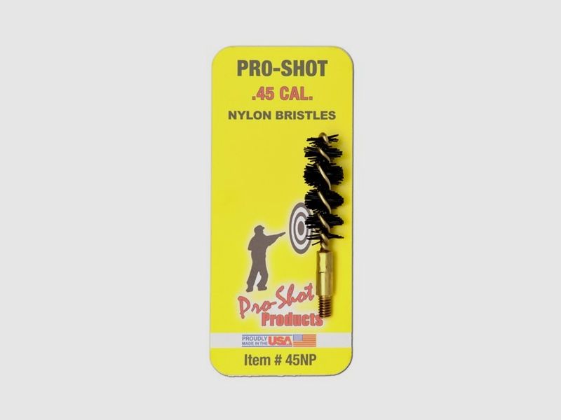 PRO SHOT PRODUCTS, INC KALIBER PRO SHOT PRODUCTS, INC .45 KAL. NYLONOWA SZCZOTKA DO PISTOLETU
