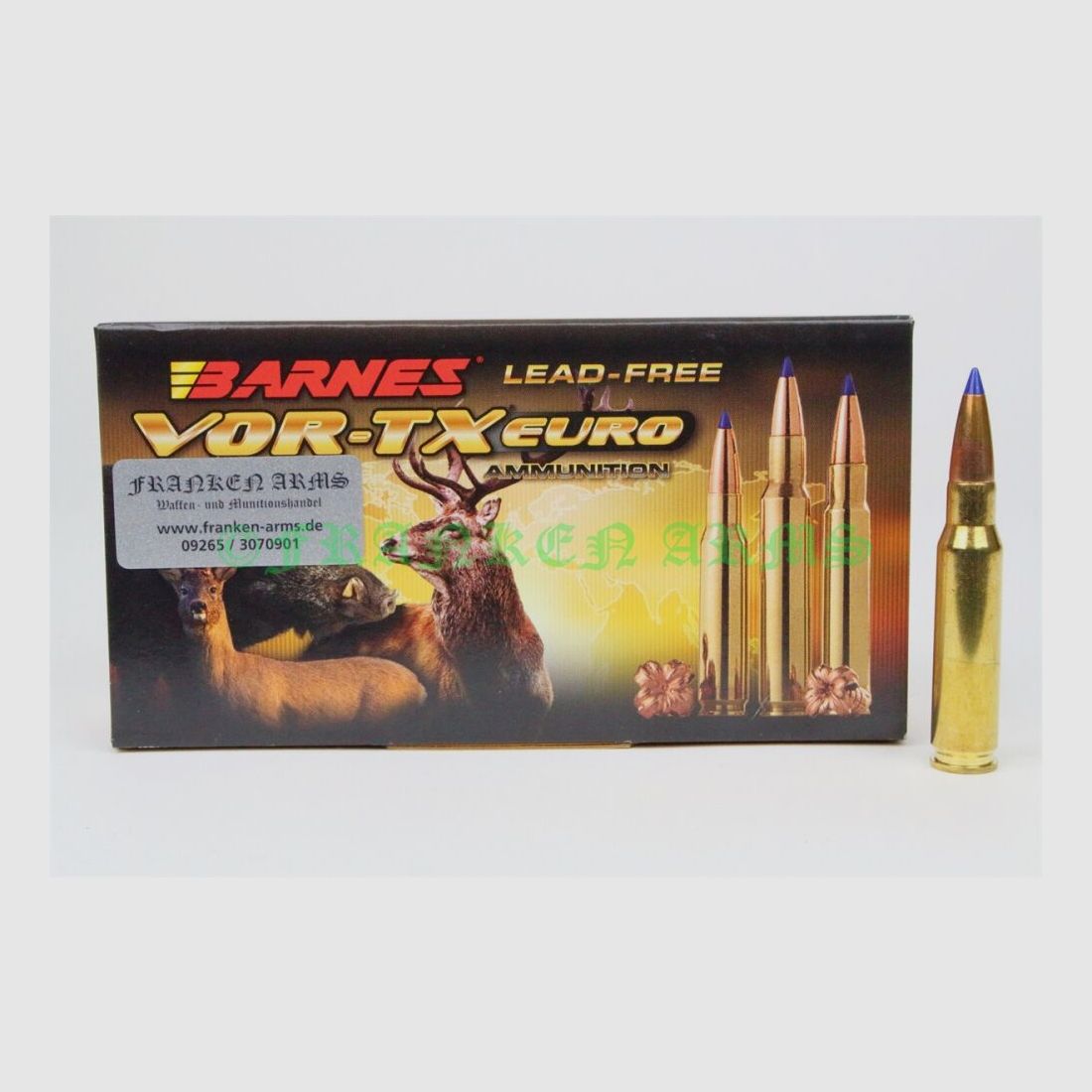 Barnes VOR-TX .308 Win. TTSX 168gr. 10,9g 20 pezzi prezzo per quantità