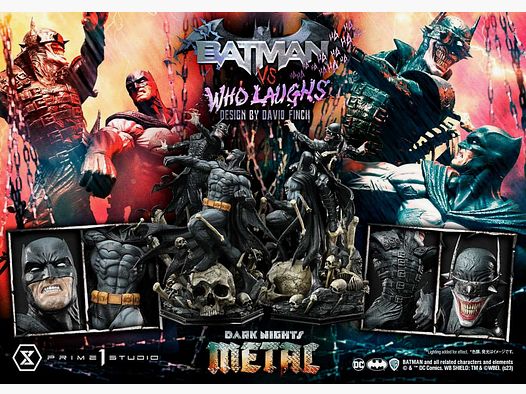 Dark Nights: Metal Ultimate Premium Masterline Series Statue 1/4 Batman VS Batman Who Laughs 67 cm | 43045