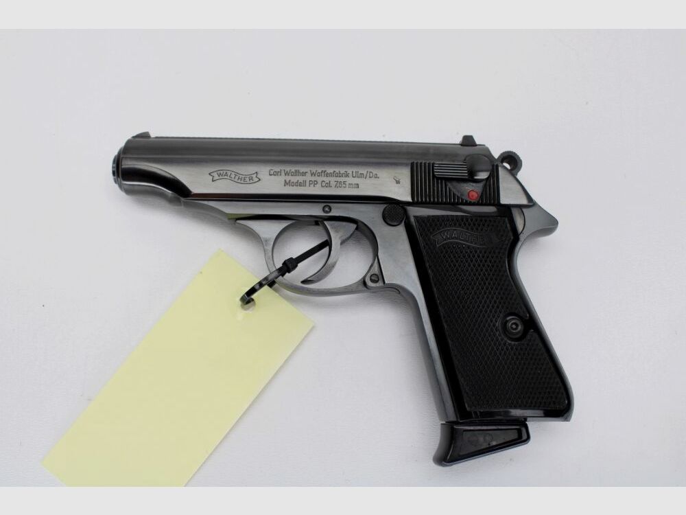 Pistola Walther Mod. PP inclusa 2a rivista scatola e immagine di prova 7,65 mm Browning