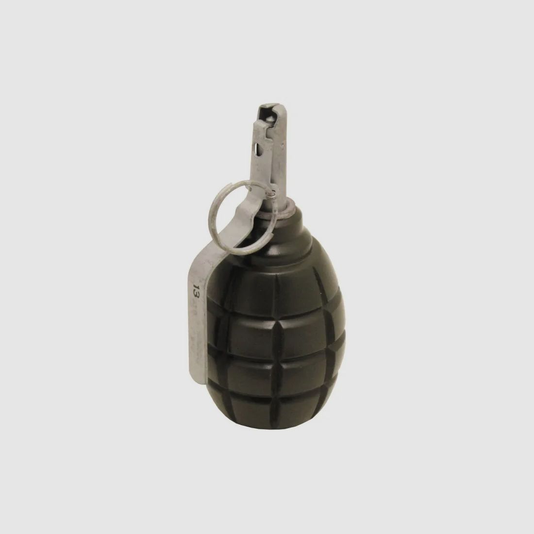 Grenade, "F 1", olive, wood, decoration
