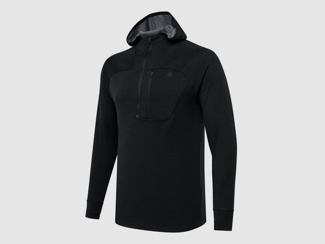 Beretta Apollo Merino Thermo-Hoodie Schwarz, Bild 1 von 6