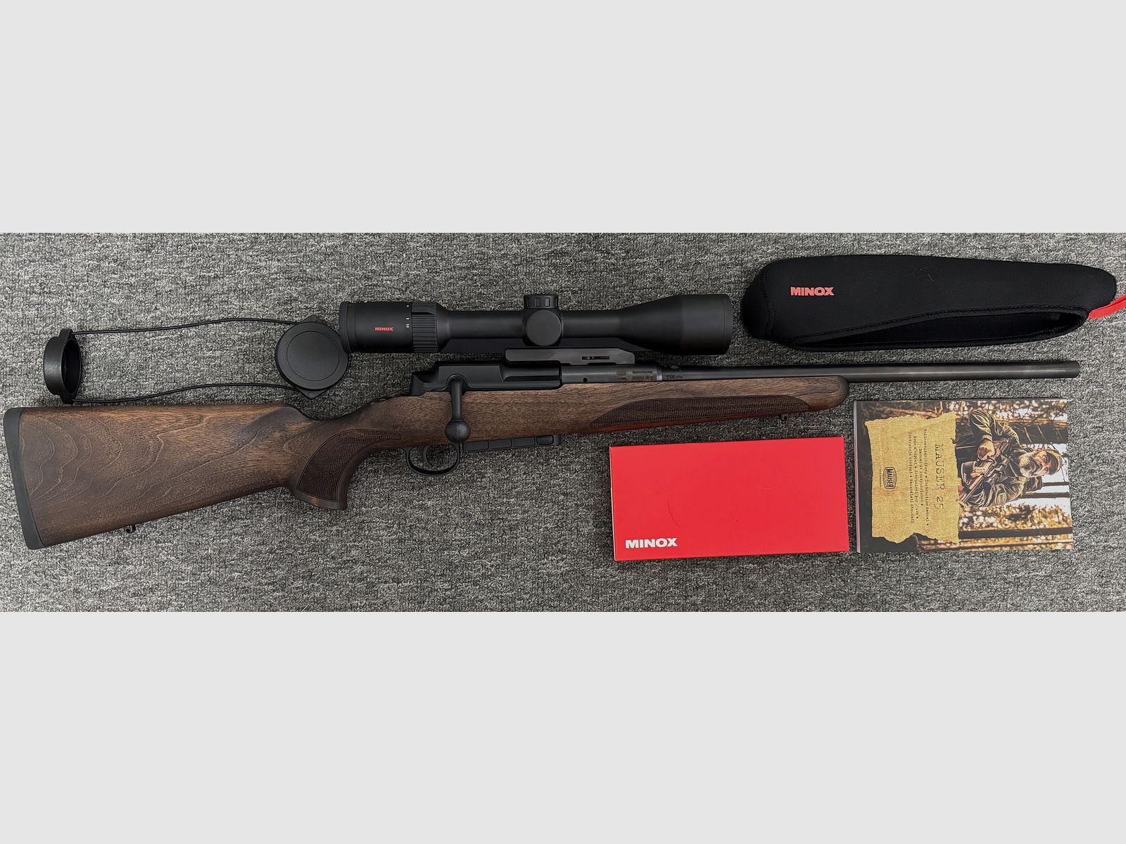 Mauser 25 - brandneu - Kaliber .308 mit Minox RS-4  2,5-10x50
