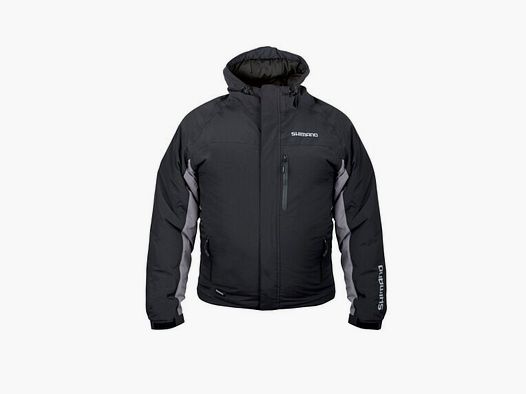 Chaqueta de lluvia Shimano forrada negra / verde
