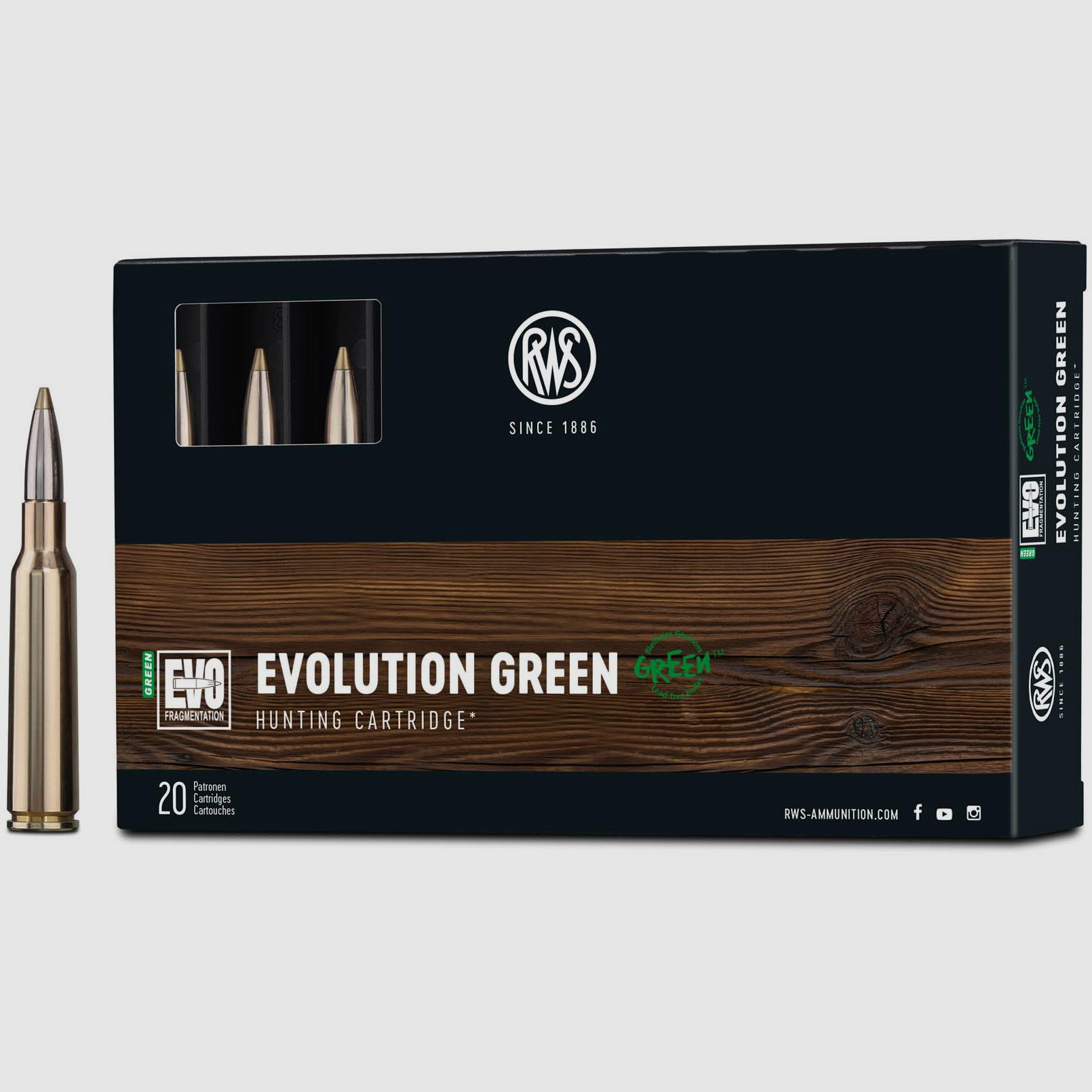 RWS 6,5x55 Evo Green 6,9g - 106gr.