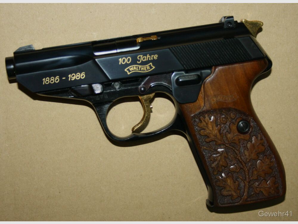 large Walther anniversary set P38, P5, PP, PPK, TPH
