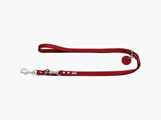 Hunter adjustable dog leash leather