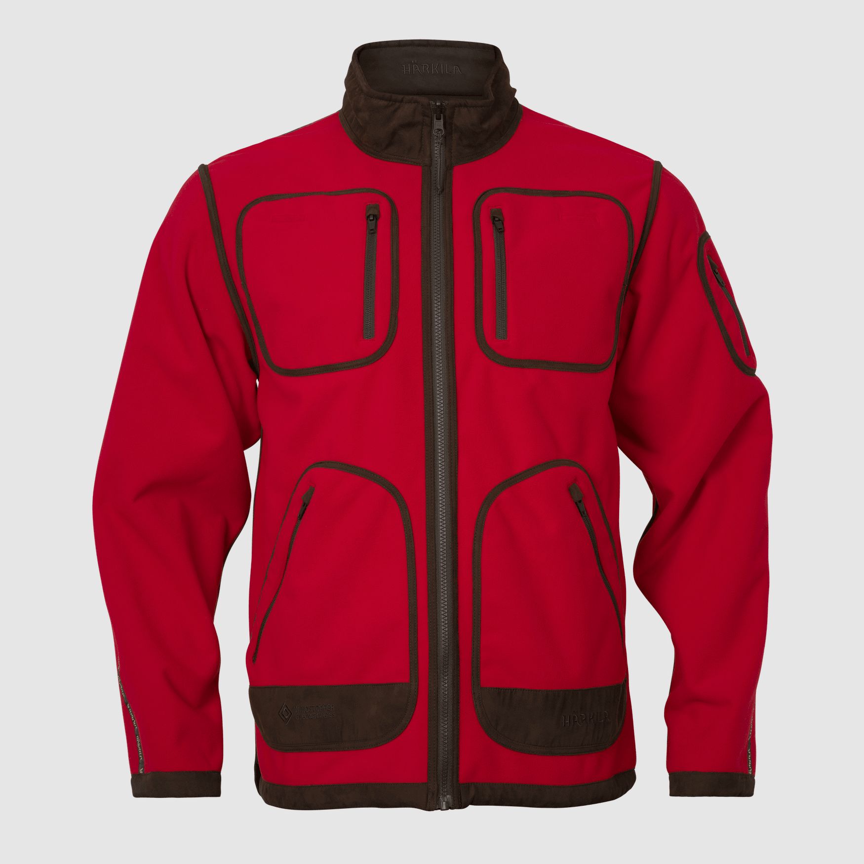 Härkila Kamko Regal rev. Maglione in pile Uomo Rosso/Marrone M