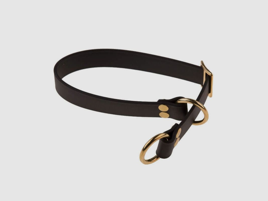 Rüdemeister - Zug-Stopp Halsband Premium BioThane 25 mm