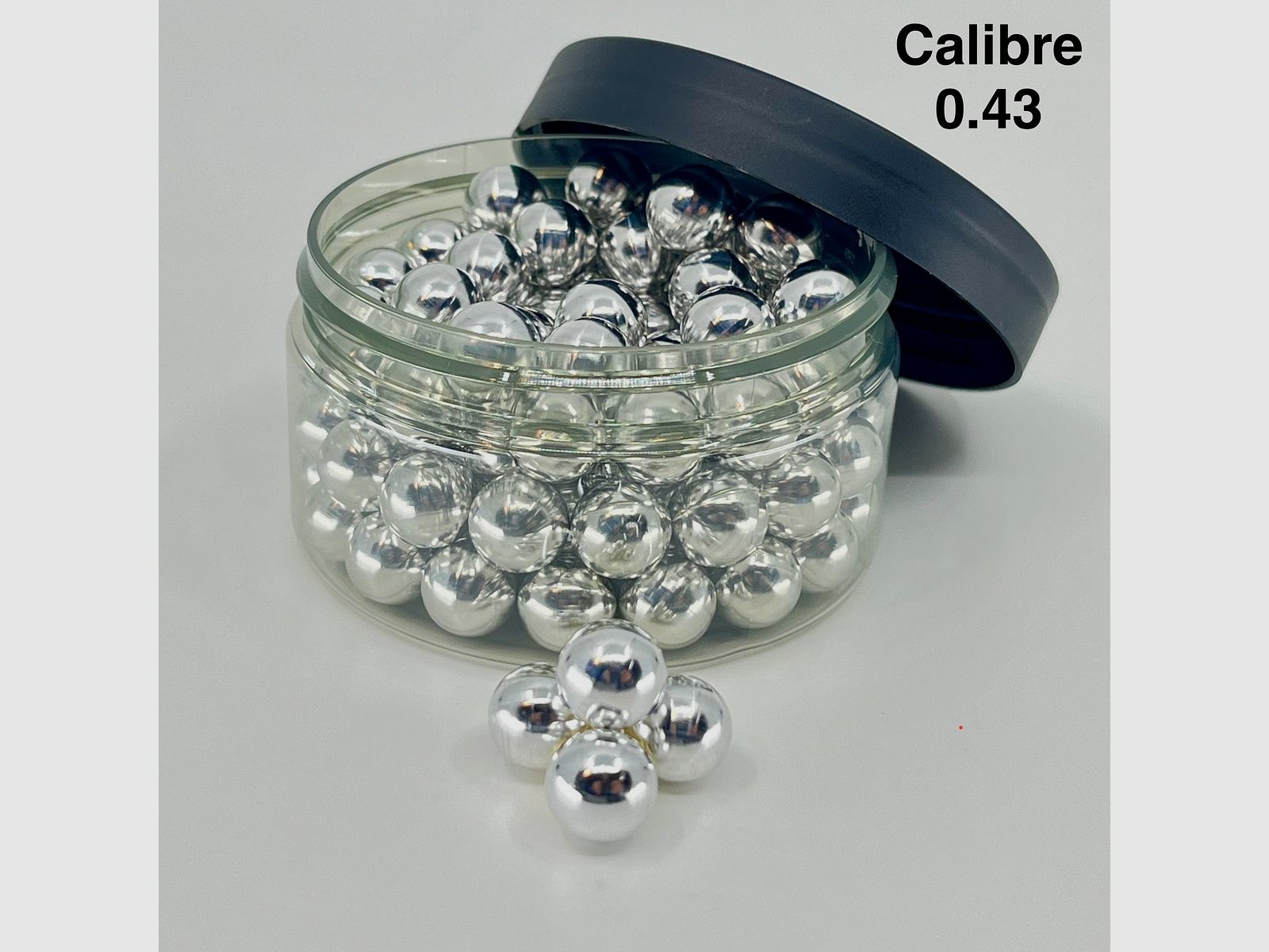 100 Patronen TAC-BALL Alu Kaliber 0,43 1,9gr., Bild 1 von 2