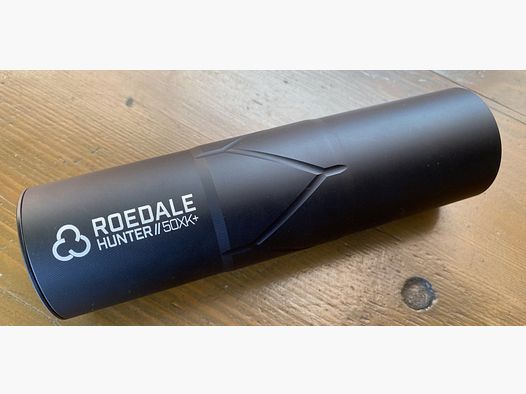 neuwertig: Schalldämpfer Roedale Hunter 50XK+ 4,5 - 6mm mit Wechseladapter nach Wahl