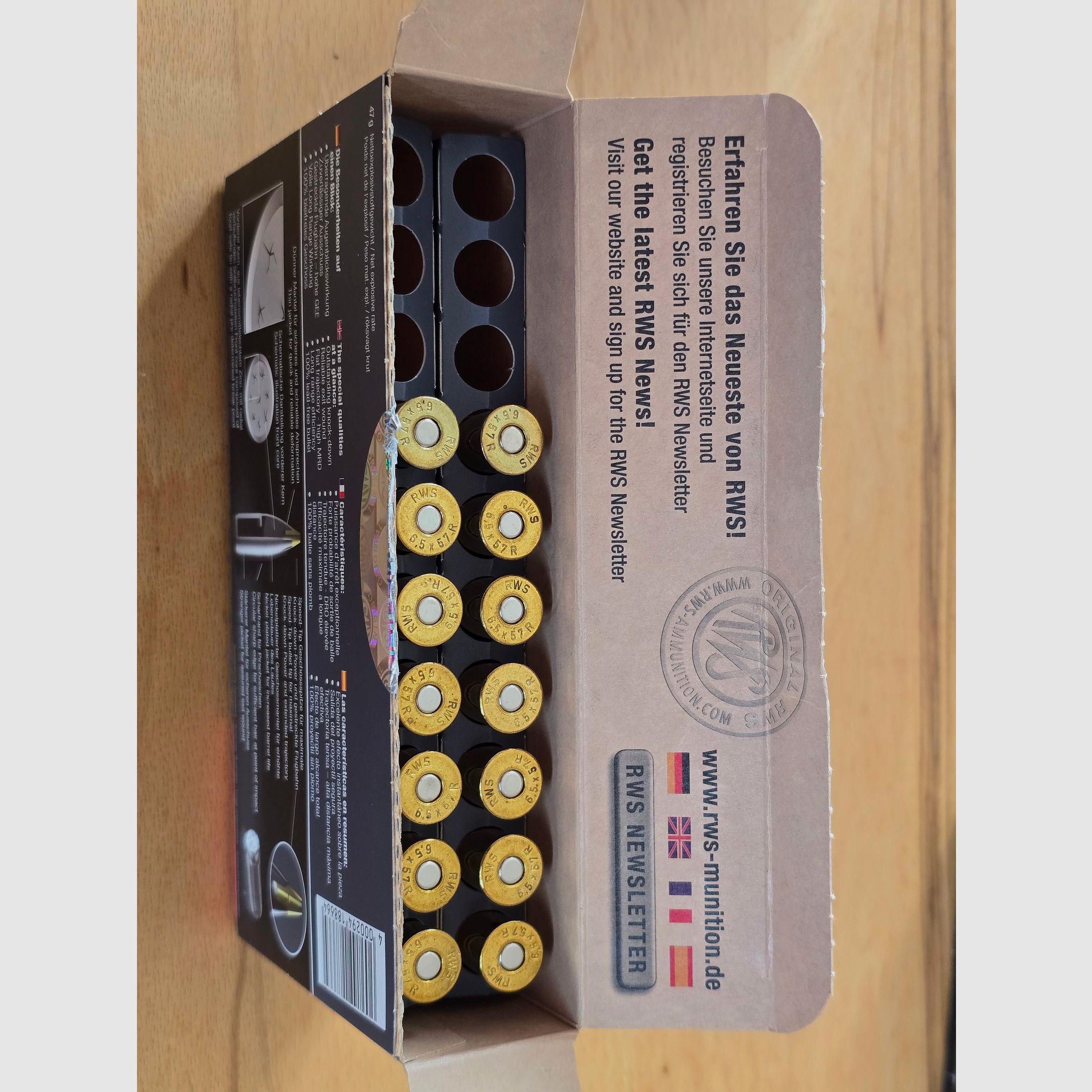 RWS Evo Green 6,5×57R, RWS DK 6,5×57R