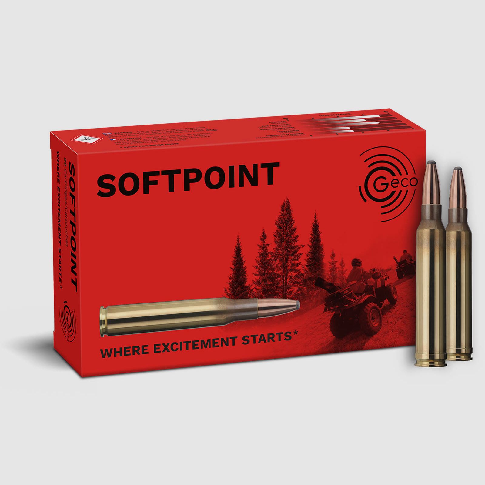 Geco .300WinMag Teilmantel/SP 11,0g - 170gr