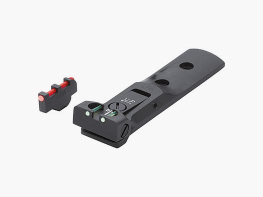 Set de viseur micrométrique à fibre optique S&W LPA brunie TXT02F1