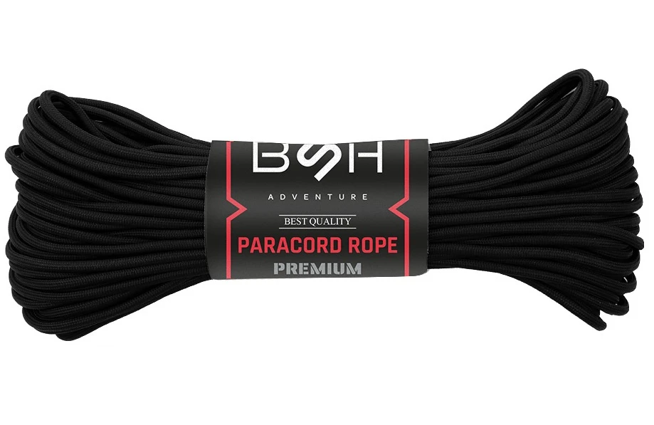 Linka Paracord Premium Strength 250 kg BR-006B czarna
