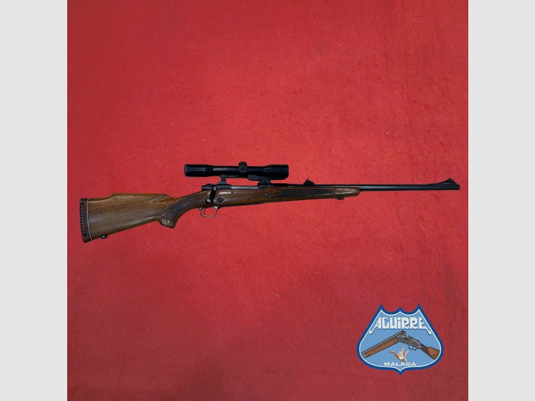 Fucile Winchester Mod 70 cal. .375 H&H + Montature Apel + Telescopio, immagine 1 di 11