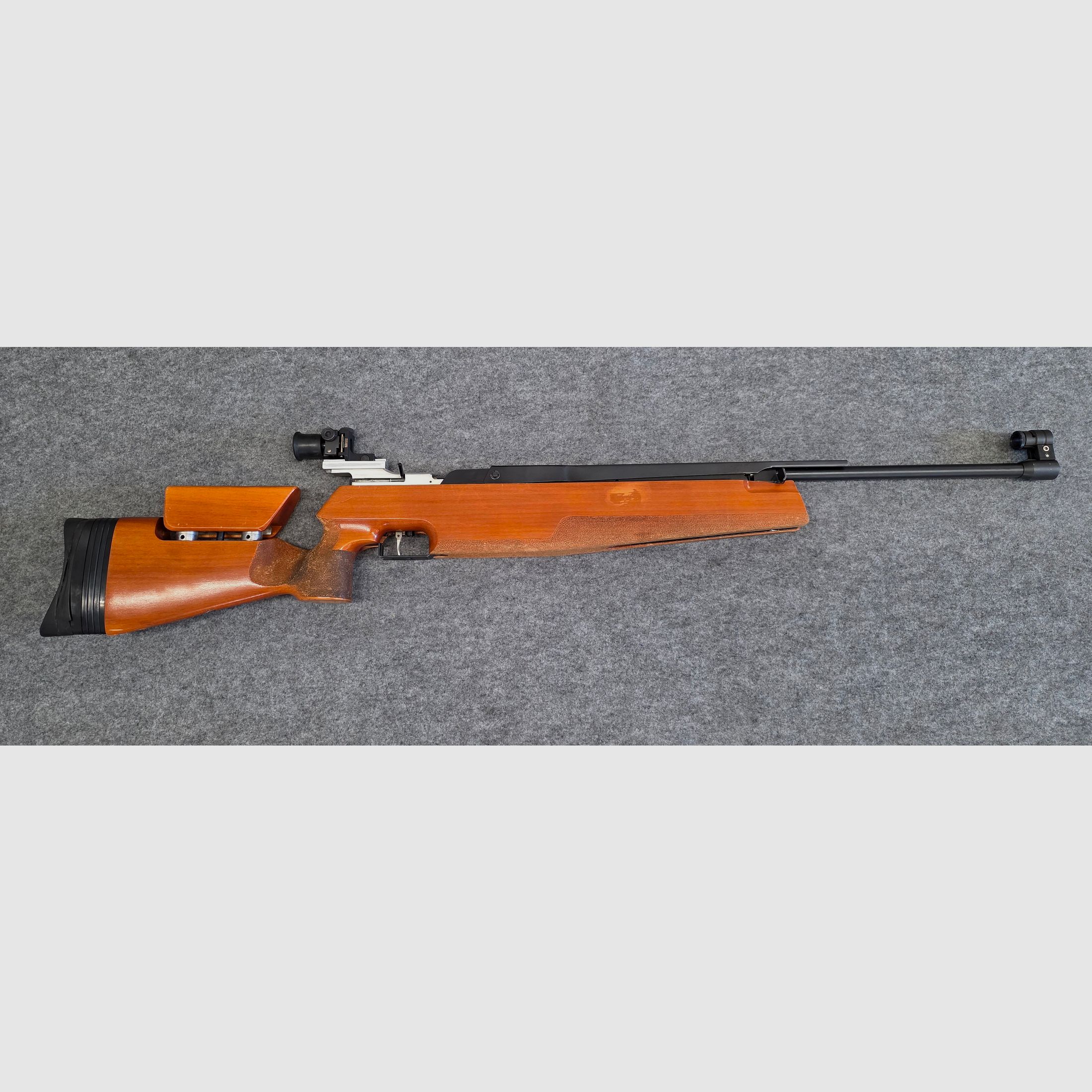 Rzadki Haenel Oberhebelspanner Mod. MLG 550-1 z diopterem w bardzo dobrym stanie kal. 4,5mm Diabolo