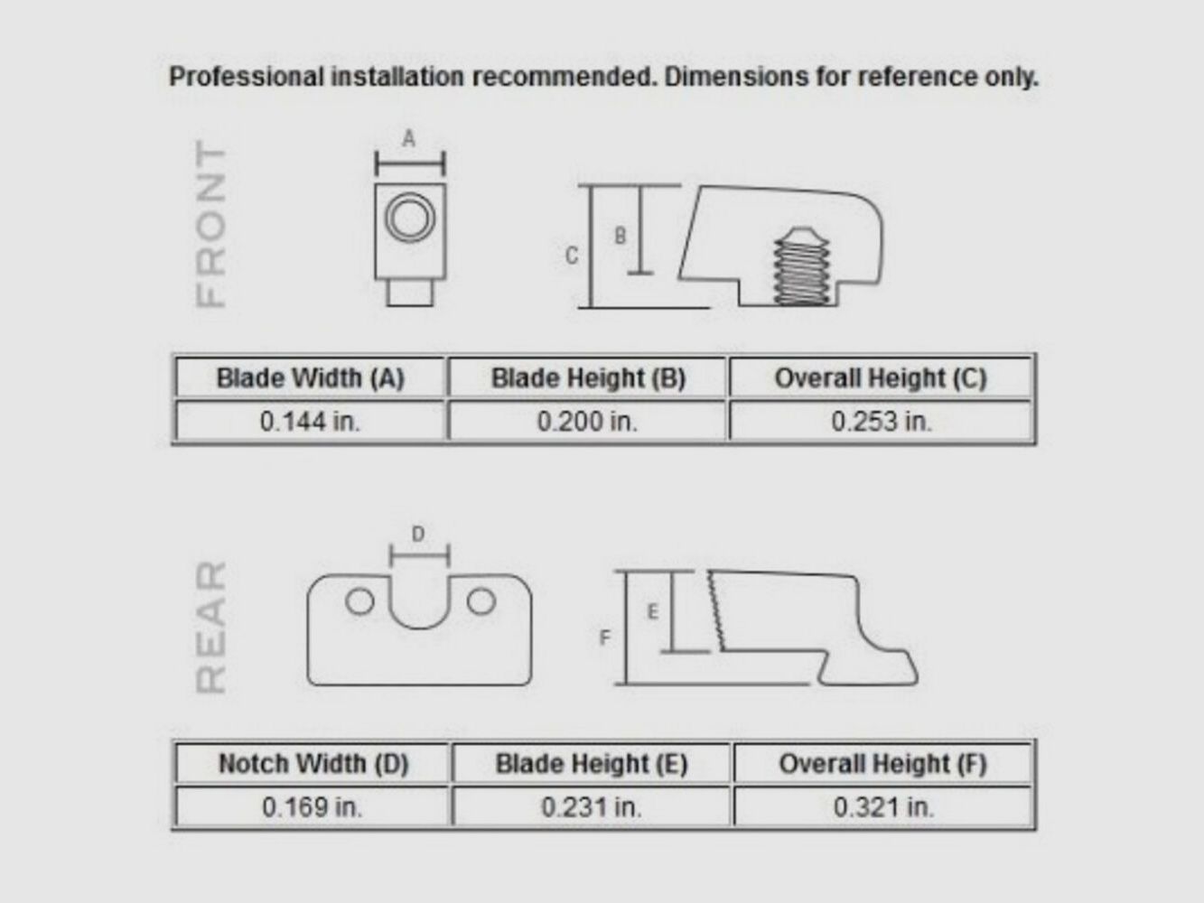 Set di mirini Trijicon N-Giallo HD Glock