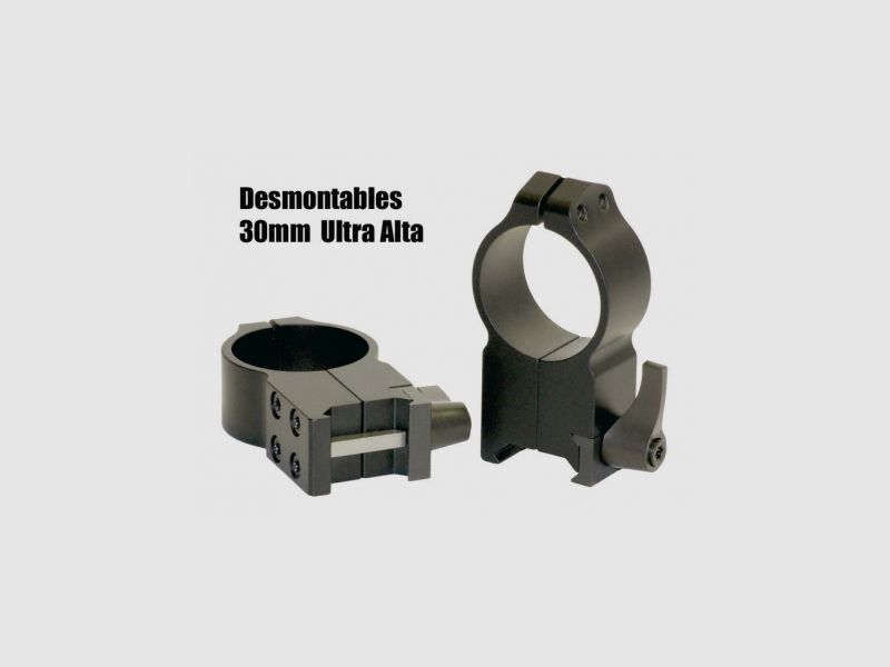 Warne Maxima Quick Release Weaver 30 mm – Ultra hoch