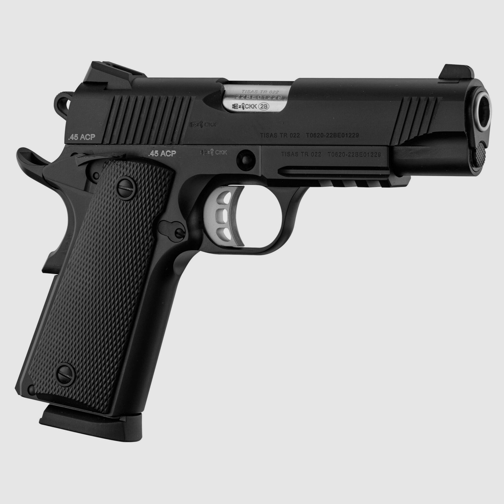 PISTOLET TISAS ZIG PCS 1911 NOIR 4,25” cal. 9×19 mm, image 4 sur 6