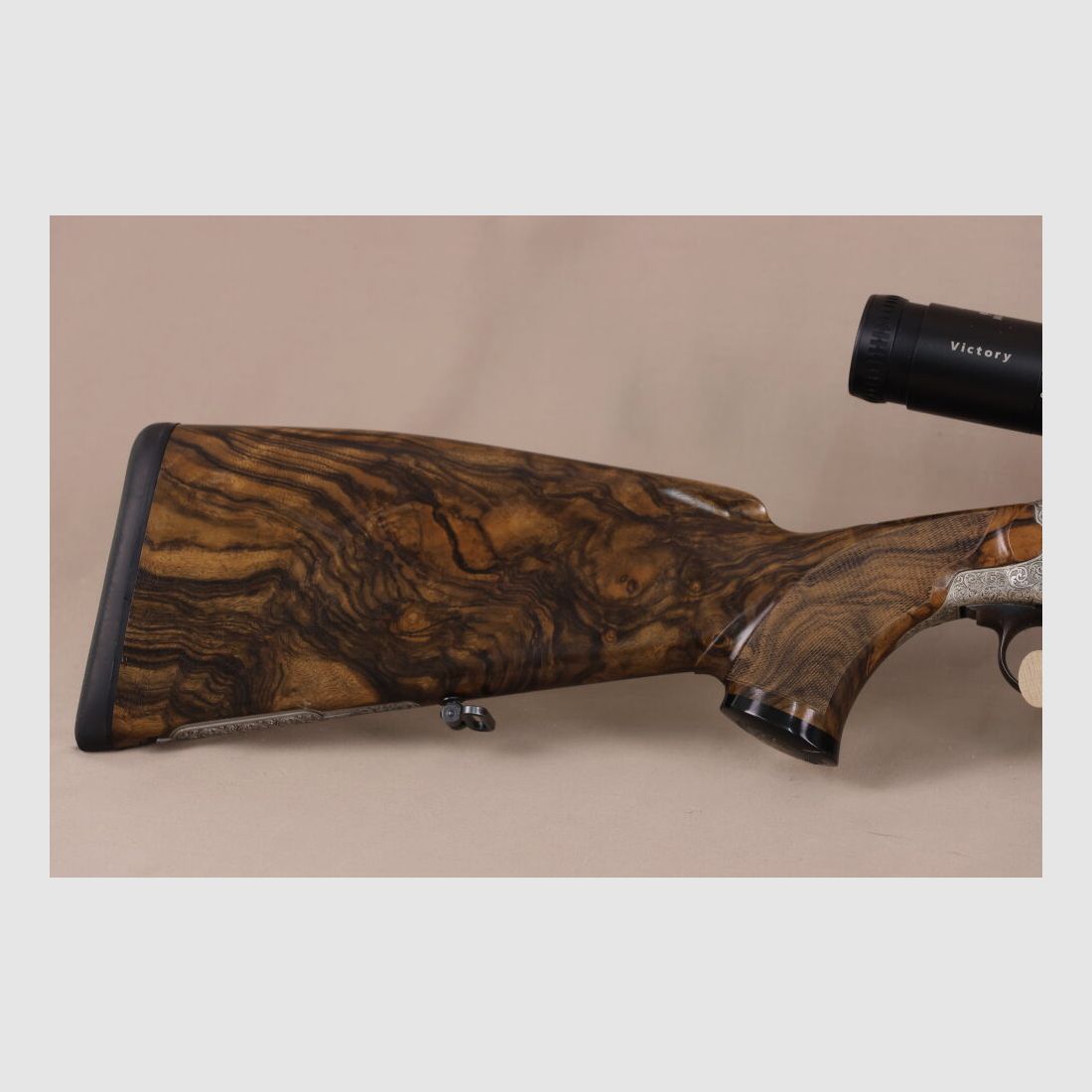 Outschar / Ferlach carabina a blocco sistema "Heeren" // legno da sogno // canna ottagonale // incisione // Zeiss Varipoint !!