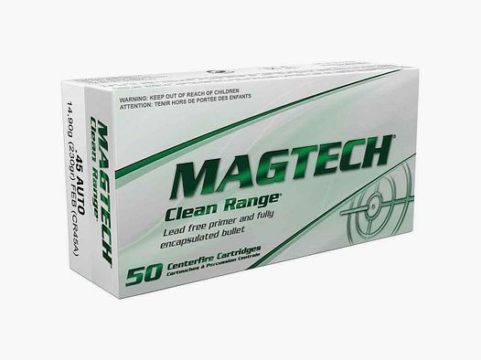 45 ACP Magtech FEB Clean Range VE50