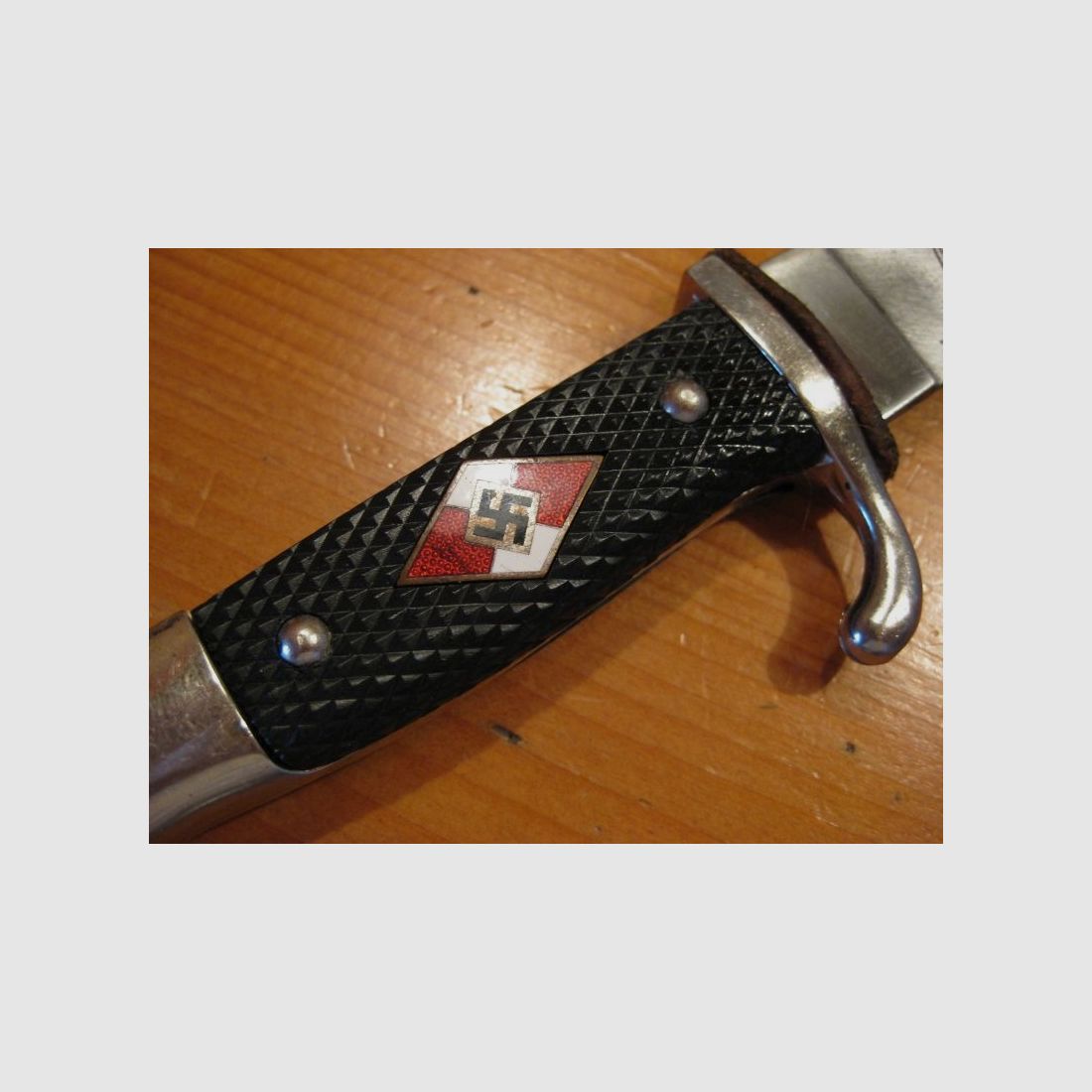 Fahrtenmesser HJ mit Devise aus Wk2 (Original Eickhorn Solingen)