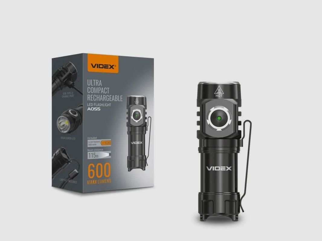 VIDEX VLF-A055 Headlamp 600LM, image 1 of 3