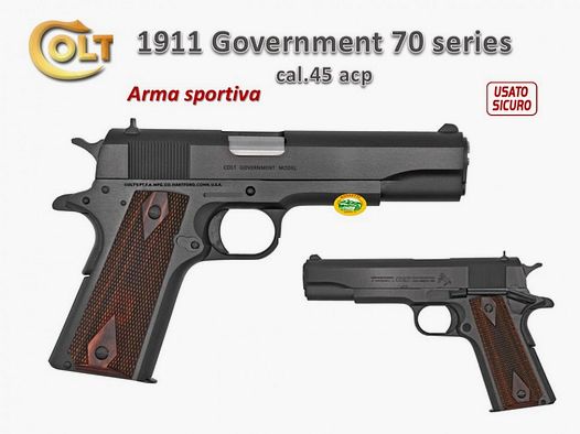 COLT 1911 GOVERNMENT serie 70 cal. .45 ACP - ocasión R.16926