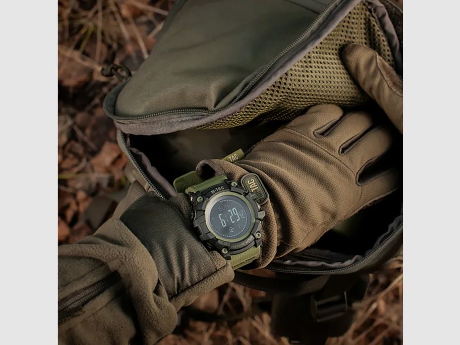 M-Tac® Taktische Uhr Adventure Schwarz/Oliv