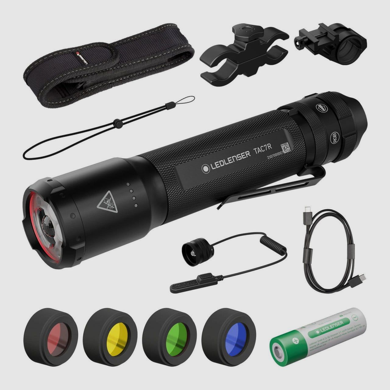 Ledlenser Tactical Outdoor Set TAC7R Flashlight
