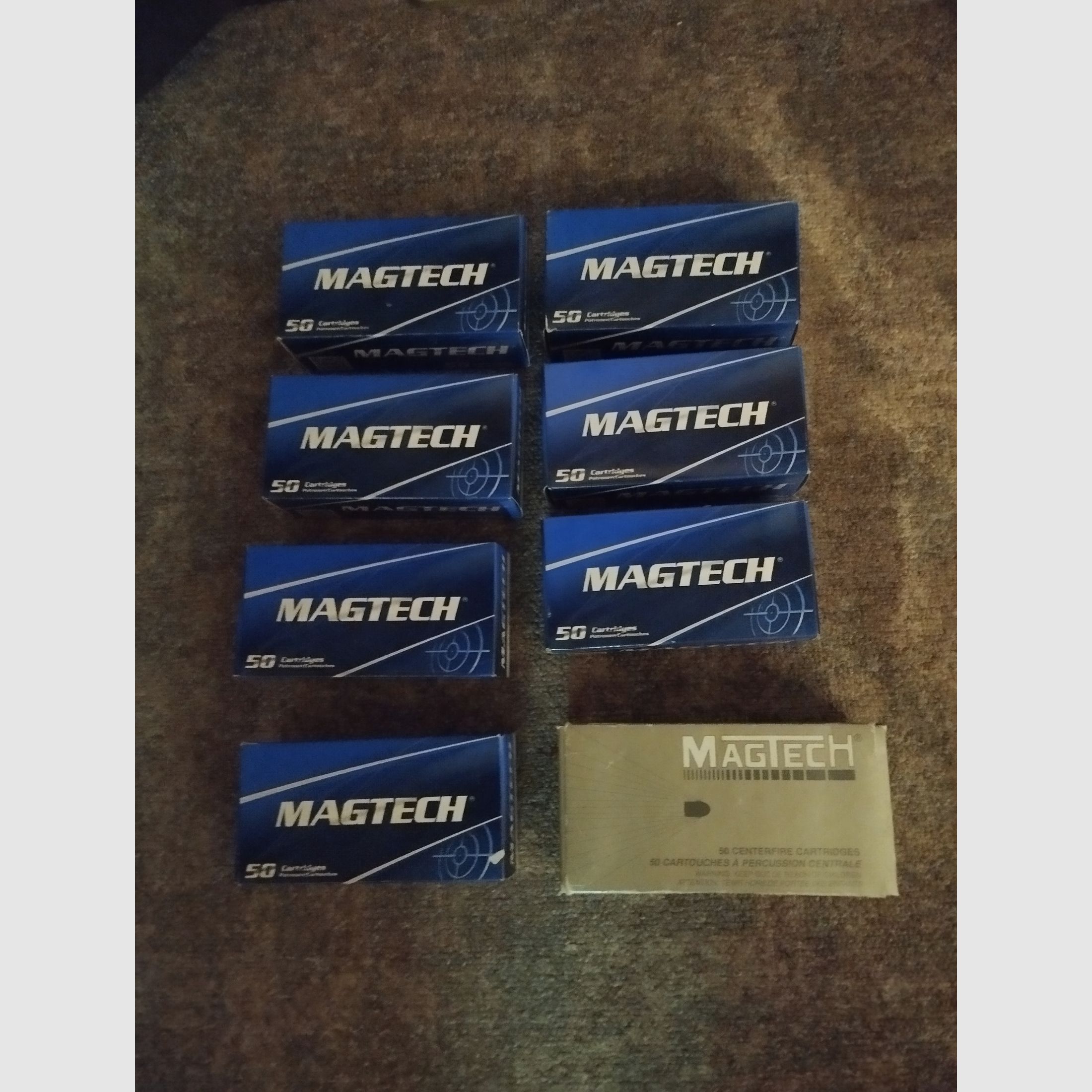 400 cartuchos de bala completa cal 357 Magnum de Magtech