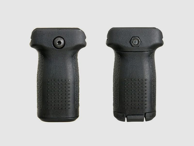 Vertical front grip for Airsoft in black short version