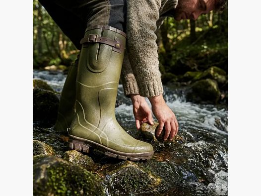 Jagdstiefel Colorado Gummi khaki/braun 39-47