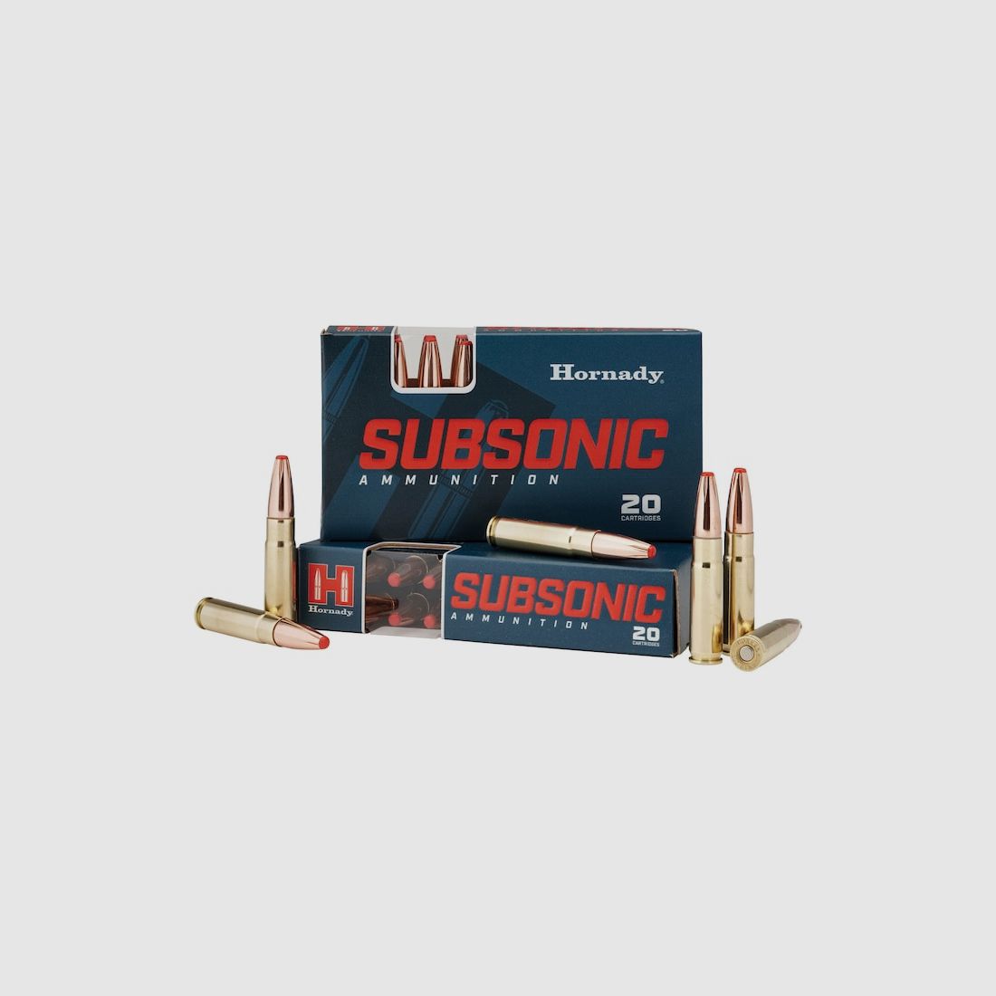 Hornady Subsonic 7,62x39 255GR Sub-X 20 Patronen