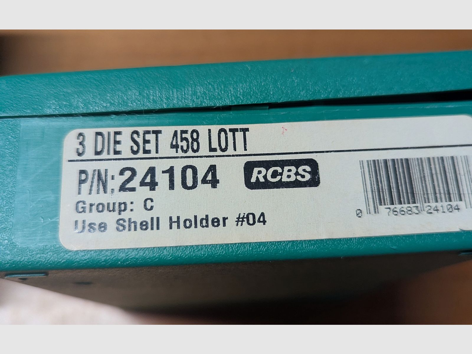 458 Lott  RCBS Matritzensatz neu und unbenutzt