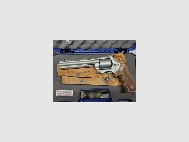 S&W Revolver Mod. 629 Classic Champion Kal. .44 Magnum, stainless/matt, 6 1/2"
